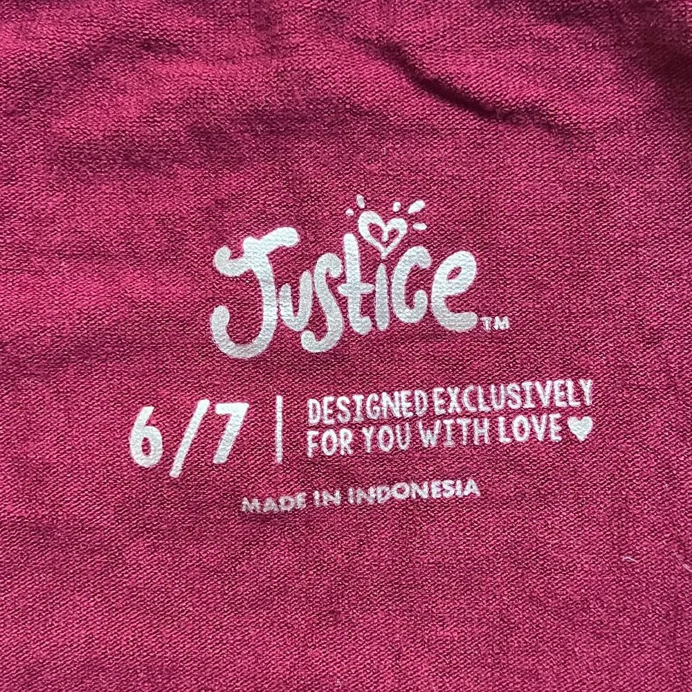 6/7 Vintage Justice Long-Sleeve Girls Tops Bundle